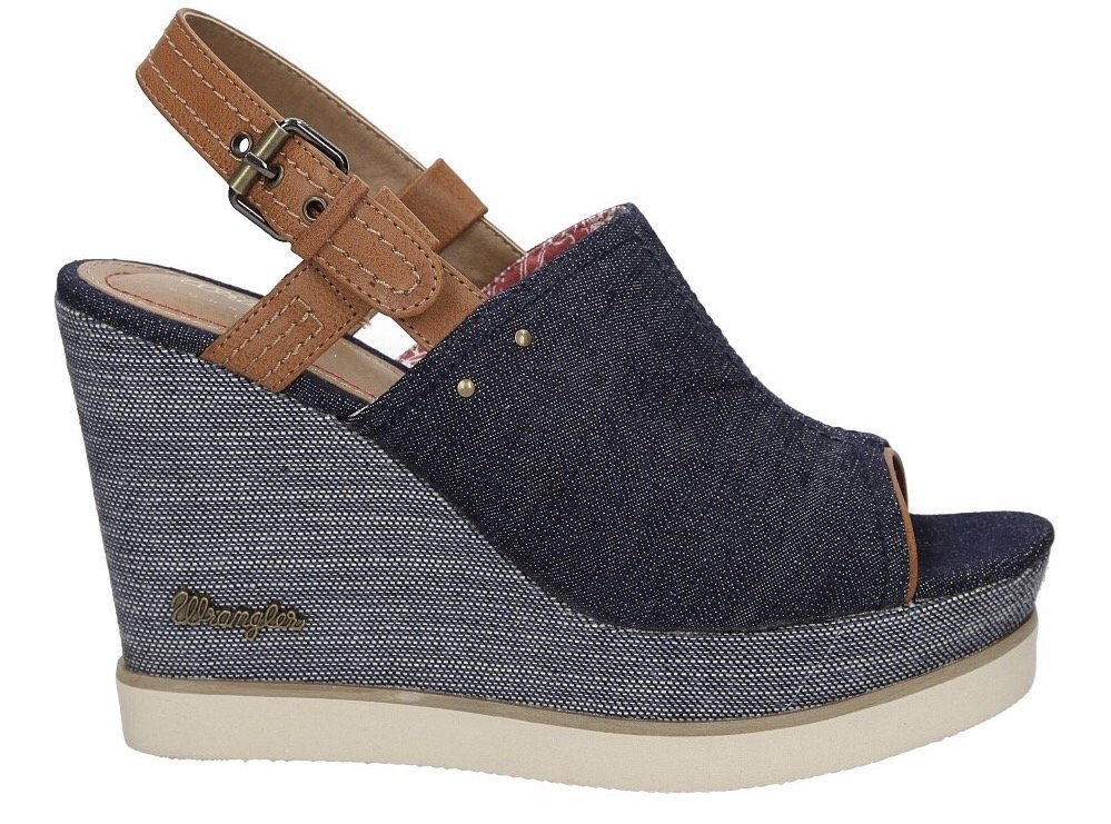 sandały na koturnie Wrangler