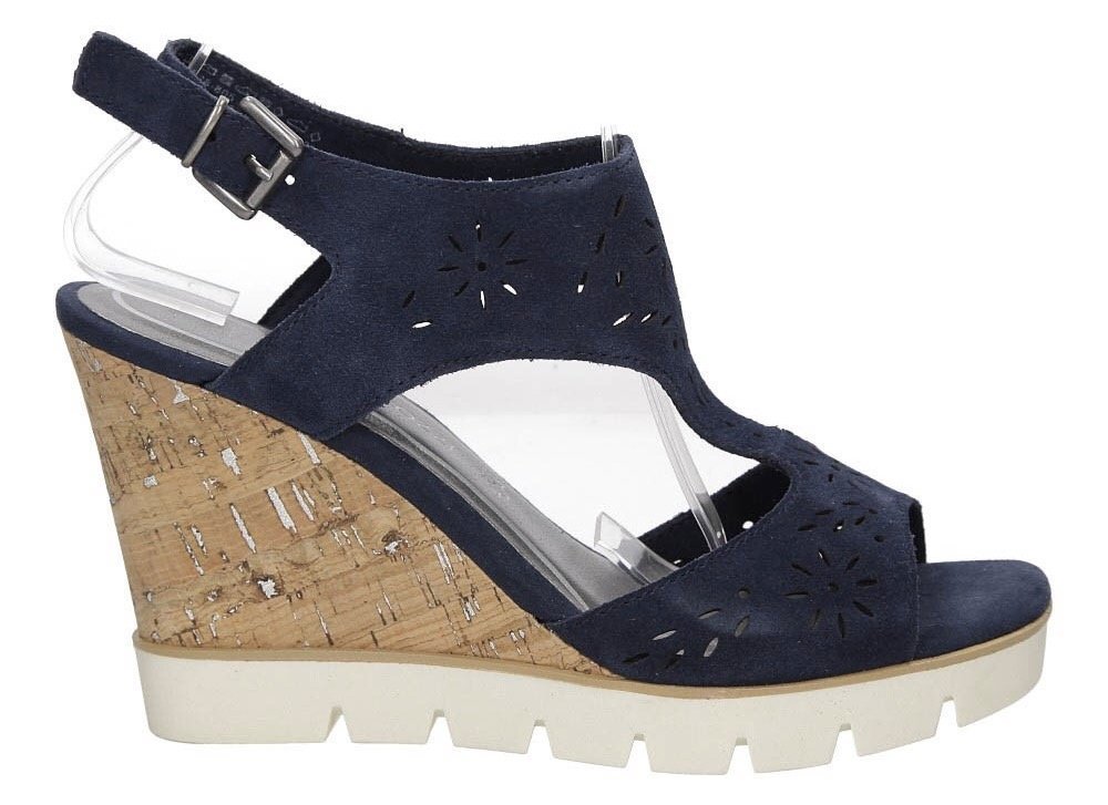 sandały na koturnie Casu