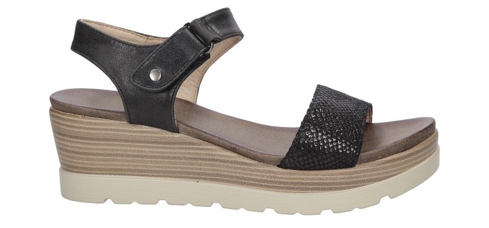 sandały na koturnie Casu