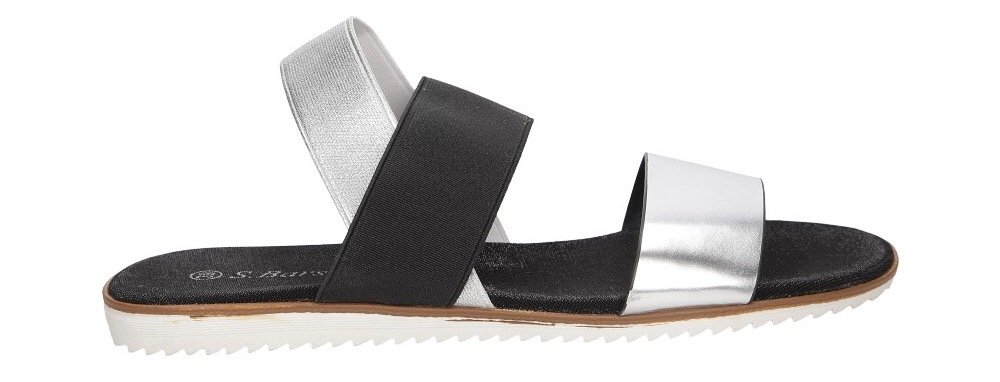 srebrne klapki sklep online Casu klapki sandały srebro sklep Casu