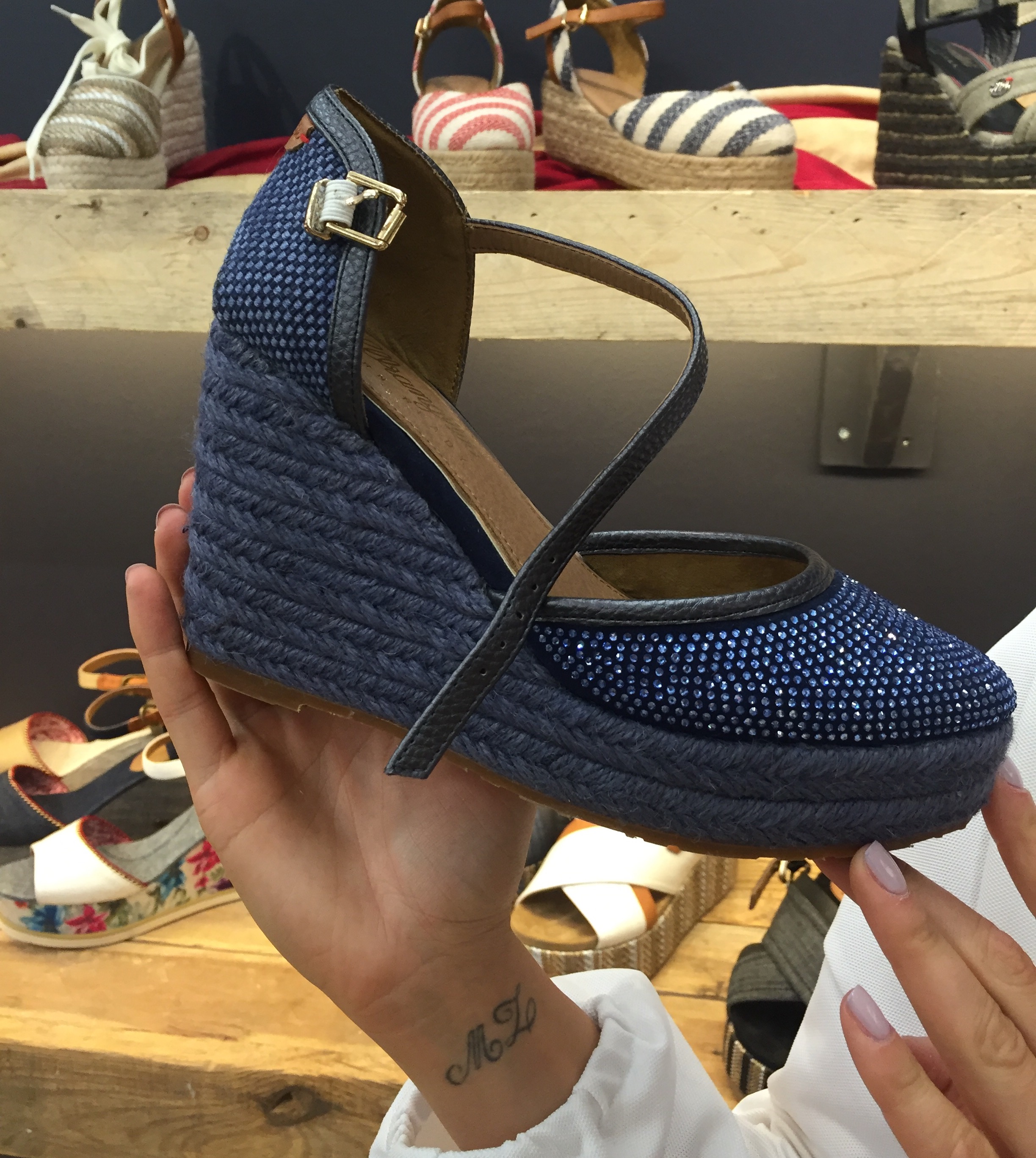 jeansowe obuwie denim 