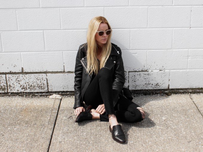 Przykład stylizacji z użyciem półbutów - model dostępny w sklepie Casu