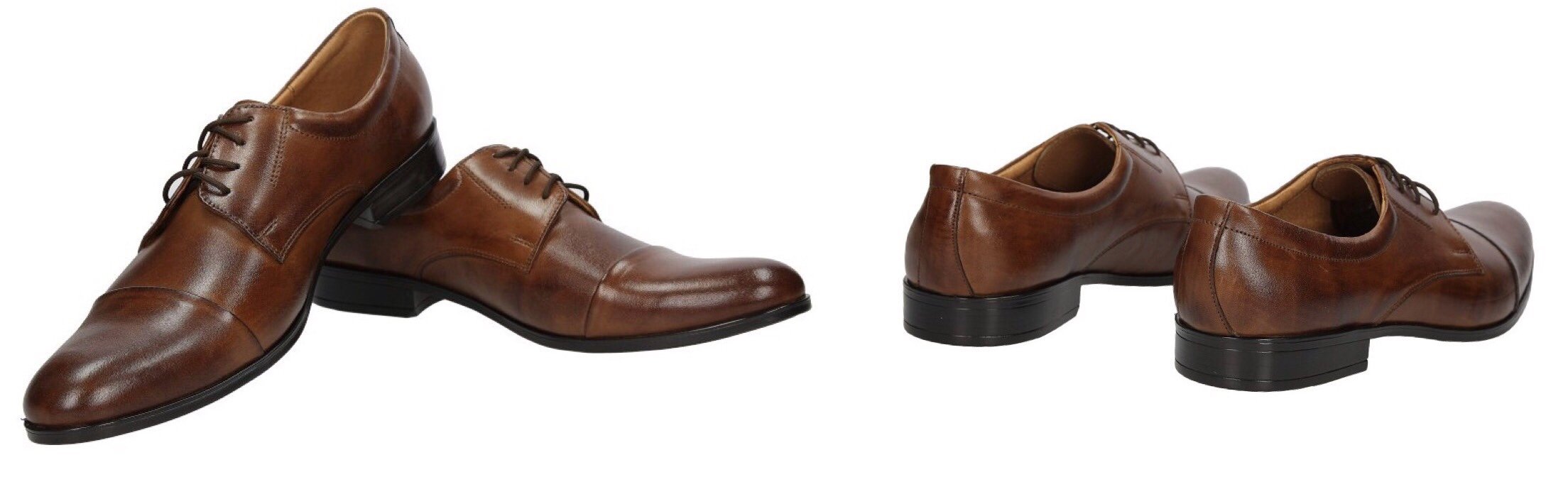 buty męskie eleganckie brązowe online Casu