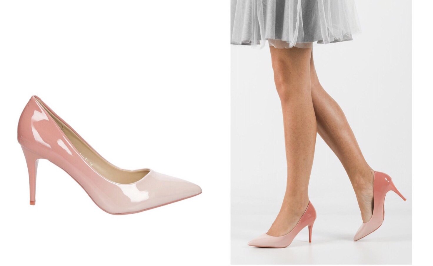 różowe szpilki na studniówkę casu