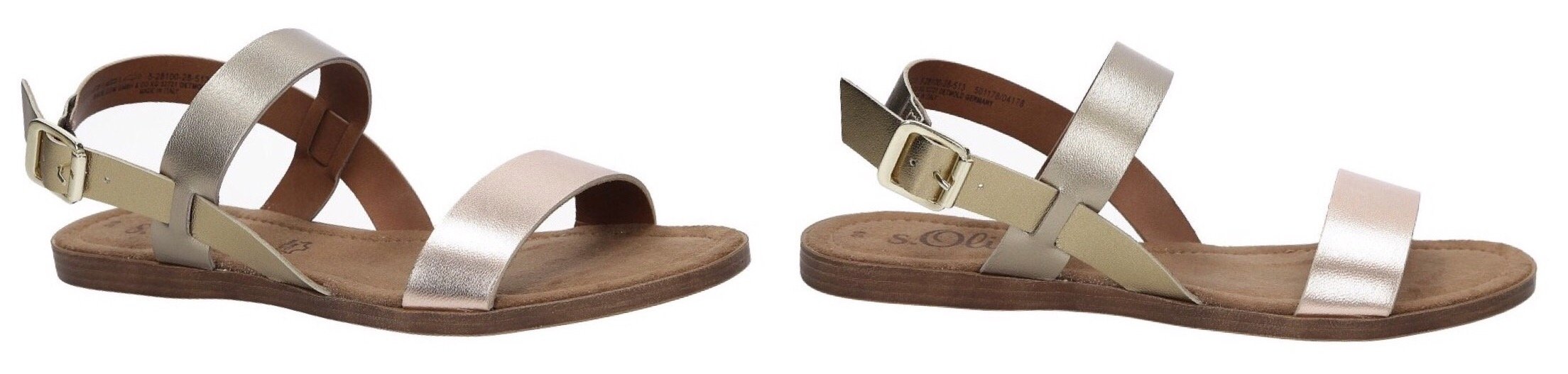 Płaskie sandały damskie Casu