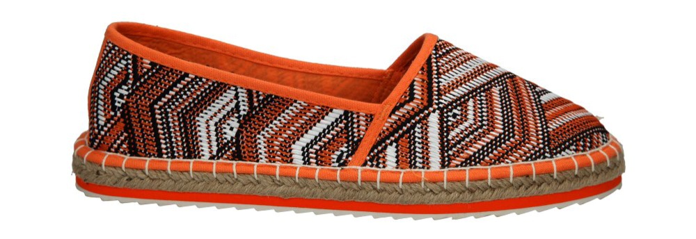 espadryle pomarańcz sklep Casu