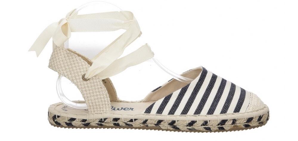 espadryle ze wstążką