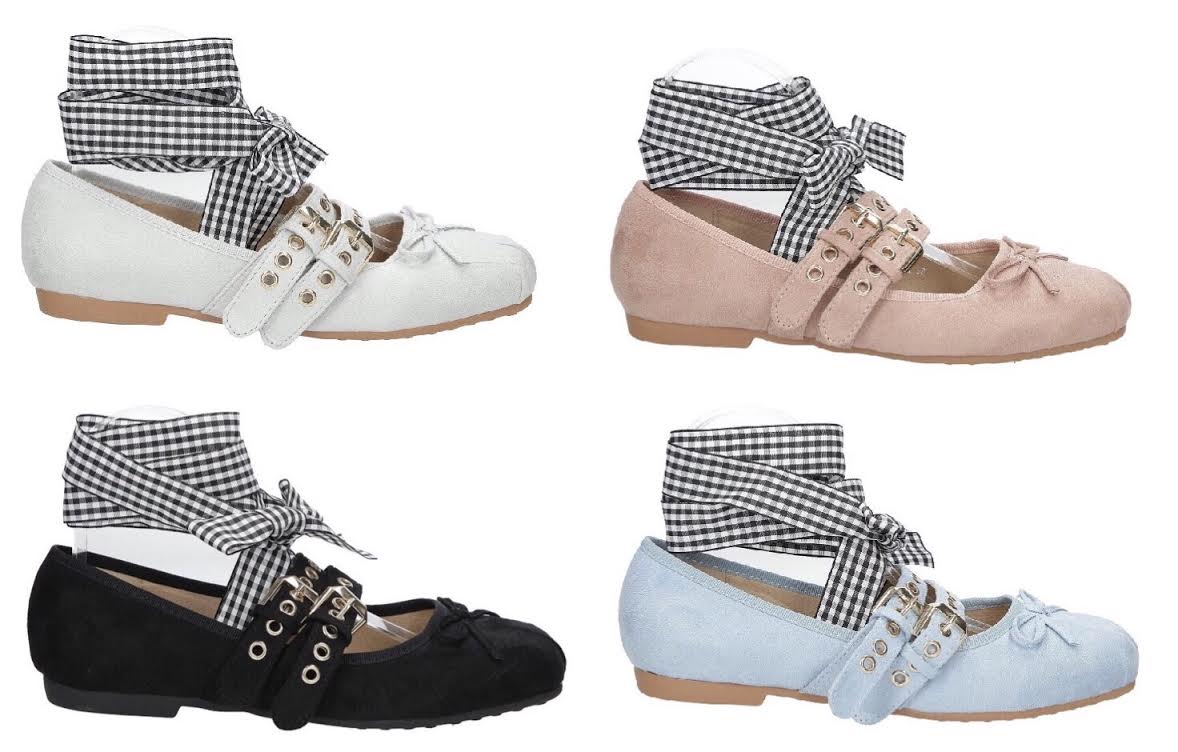 baleriny ze wstążką