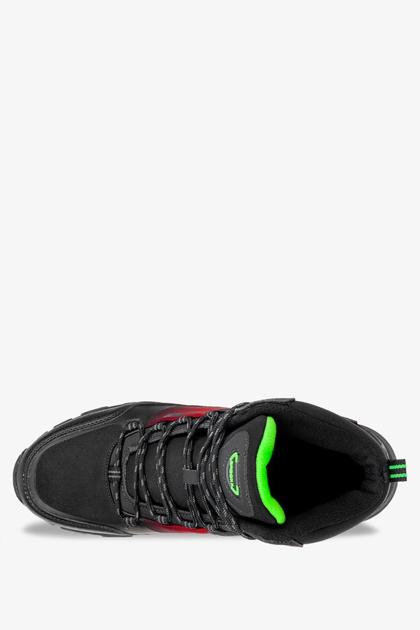 Czarne buty trekkingowe sznurowane softshell Badoxx MXC8290-W-R