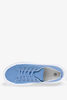 Niebieskie trampki creepersy na ozdobnej platformie buty sportowe sznurowane Casu RE15P