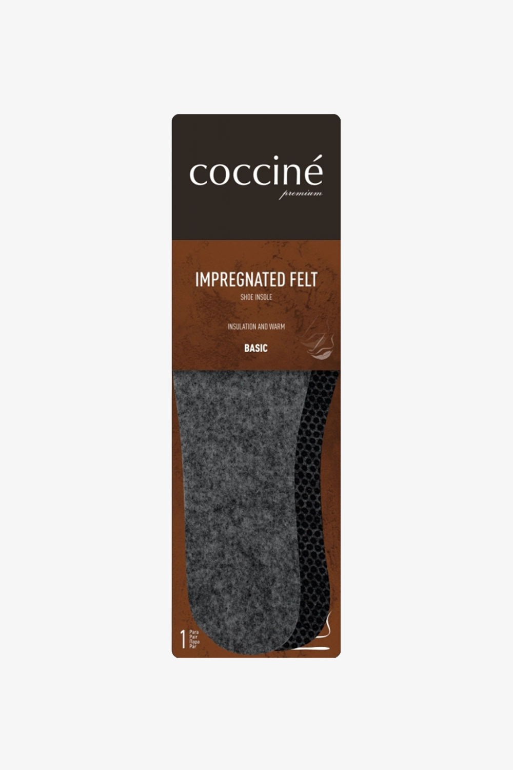 Termoizolacyjna wkładka filcowa Coccine Impregnated Felt do obuwia zimowego i roboczego