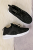 Czarne buty sportowe sznurowane Casu REN1449NT