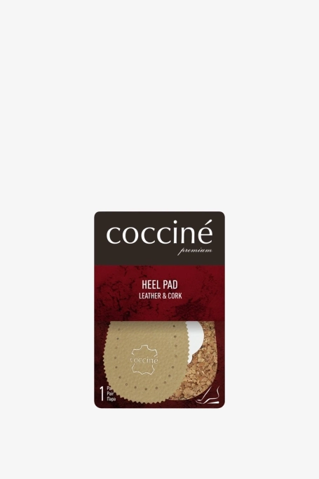 Skórzano-korkowa amortyzująca podpiętka Coccine Hell Pad Leather&Cork do obuwia codziennego i eleganckiego