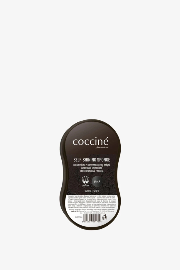 Gąbka nabłyszczająca Coccine Self-Shining Sponge czarny do szybkiej pielęgnacji obuwia i galanterii skórzanej