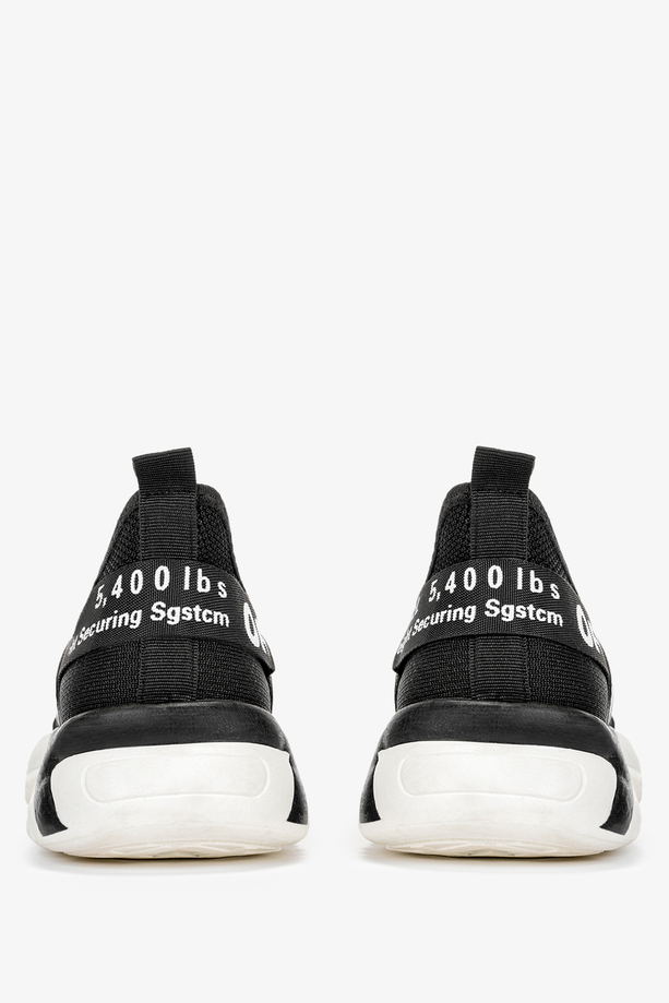 Czarne buty sportowe sznurowane Casu 23/4/21/B
