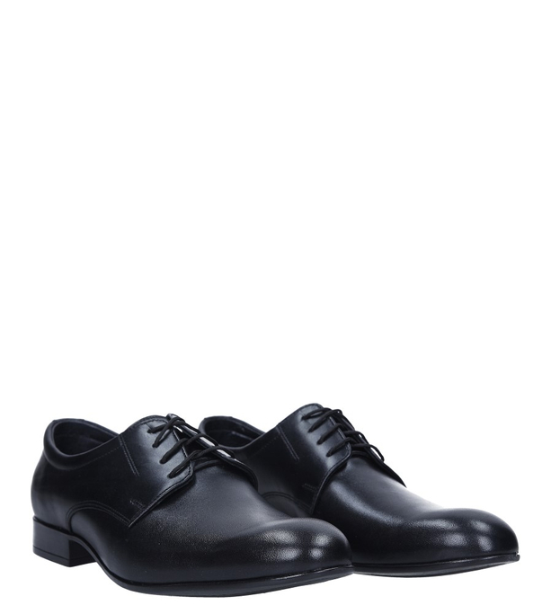 Czarne buty wizytowe skórzane sznurowane Windssor 654