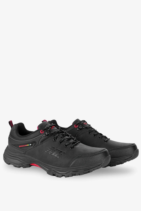 Czarne buty trekkingowe sznurowane Badoxx MXC8363