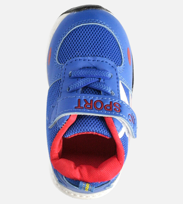 Niebieskie buty sportowe na rzep Casu 20P15/M
