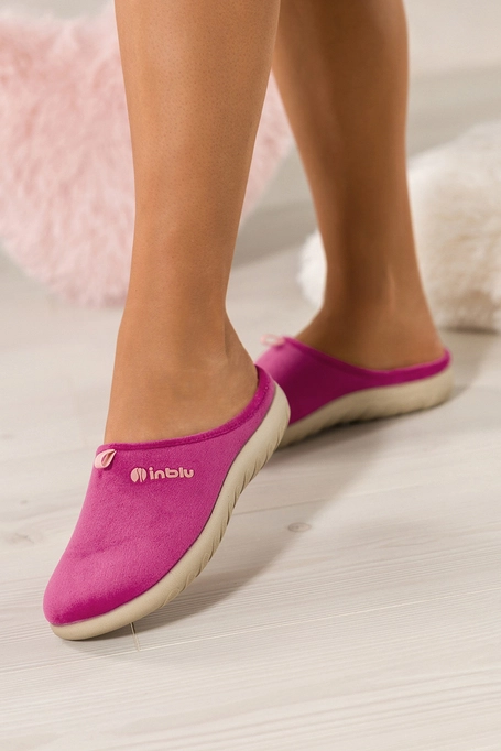Różowe kapcie damskie Inblu obuwie domowe VG999962
