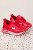 Czerwone buty sportowe sznurowane Casu B331
