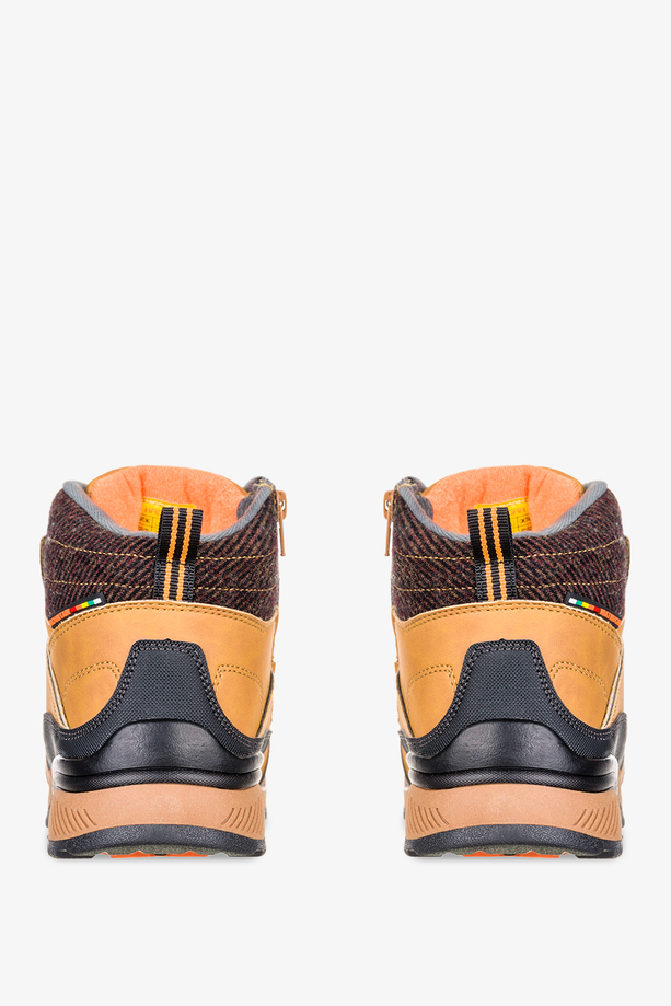 Camelowe buty trekkingowe na rzepy Badoxx LXC8123-W