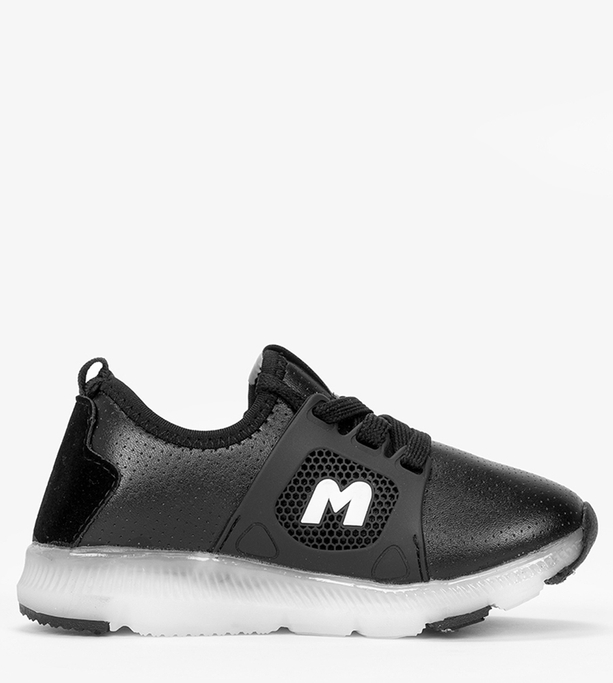 Czarne buty sportowe sznurowane Casu B331 /8