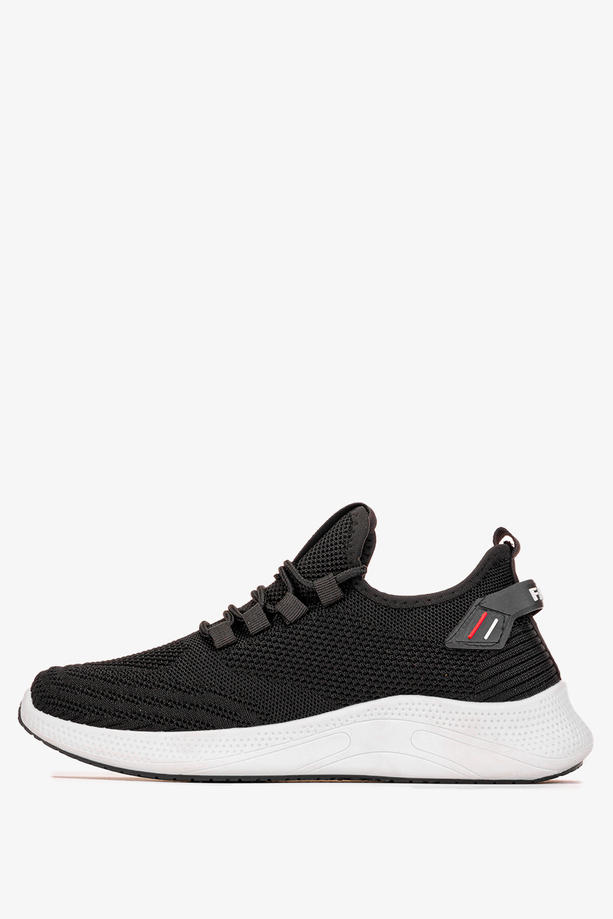 Czarne buty sportowe sznurowane Casu 35/4/21/B