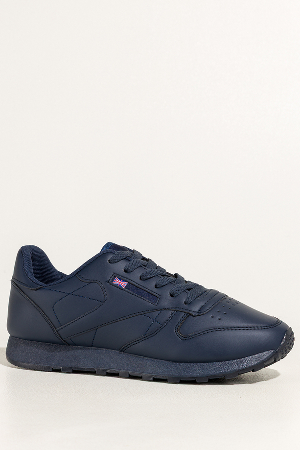 Granatowe sneakersy damskie buty sportowe sznurowane Carla 8210-6