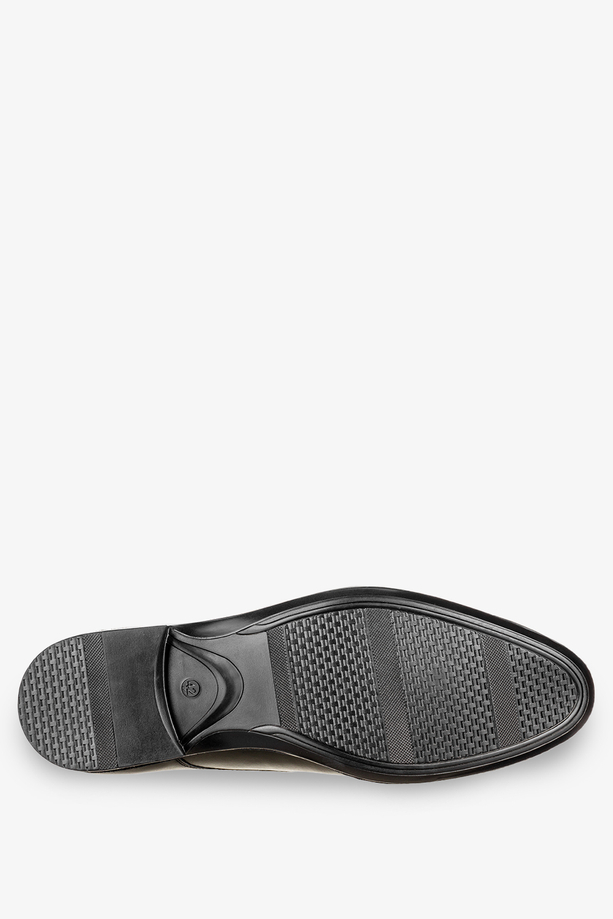 Czarne buty wizytowe z klamerkami polska skóra Windssor 665
