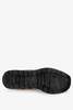 Czarne sneakersy na koturnie z ozdobnym suwakiem polska skóra Casu 07685