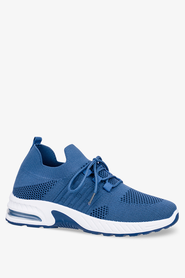 Niebieskie sneakersy Casu buty sportowe sznurowane 40-3-22-GL