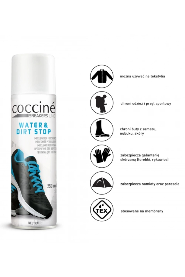 Impregnat Coccine Sneakers Water&Dirt Stop 250 ml