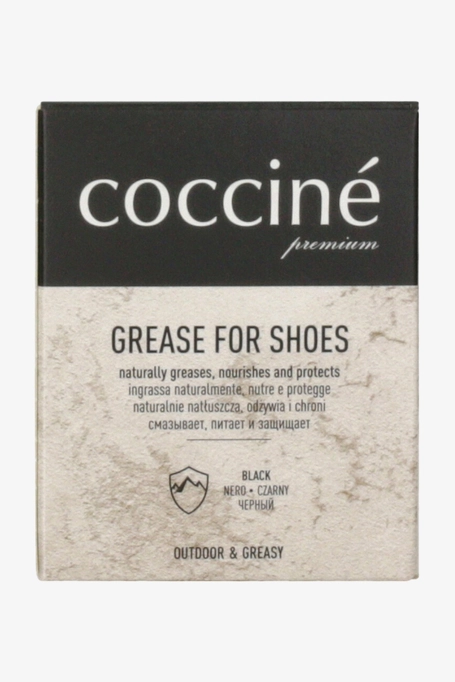 Tłuszcz ochronny do skór licowych czarny Coccine Grease for Shoes 50 ml