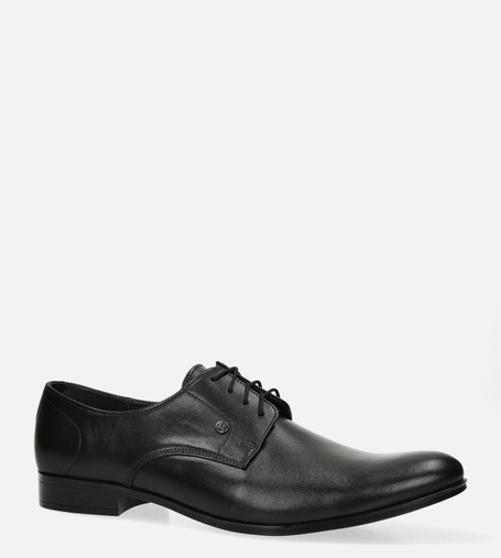 Czarne buty wizytowe skórzane sznurowane Windssor 624