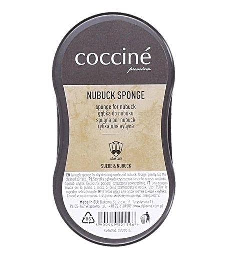 Czyścik do zamszu i nubuku  Coccine Nubuck Sponge