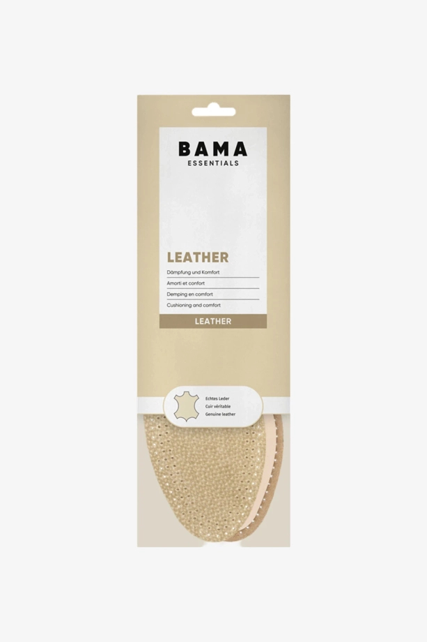 Skórzana wkładka z naturalnej skóry Bama Essentials Leather do obuwia eleganckiego i codziennego 