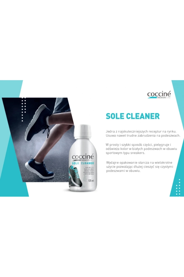 Zmywacz Coccine Sole Cleaner 125 ml do białych podeszew sneakersów i obuwia sportowego 