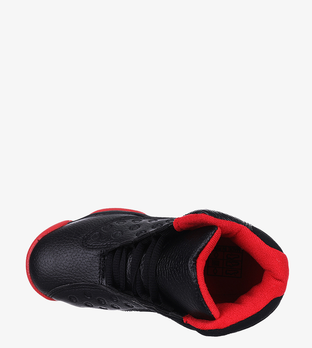 Czarne buty sportowe sznurowane Casu 201J/BR0
