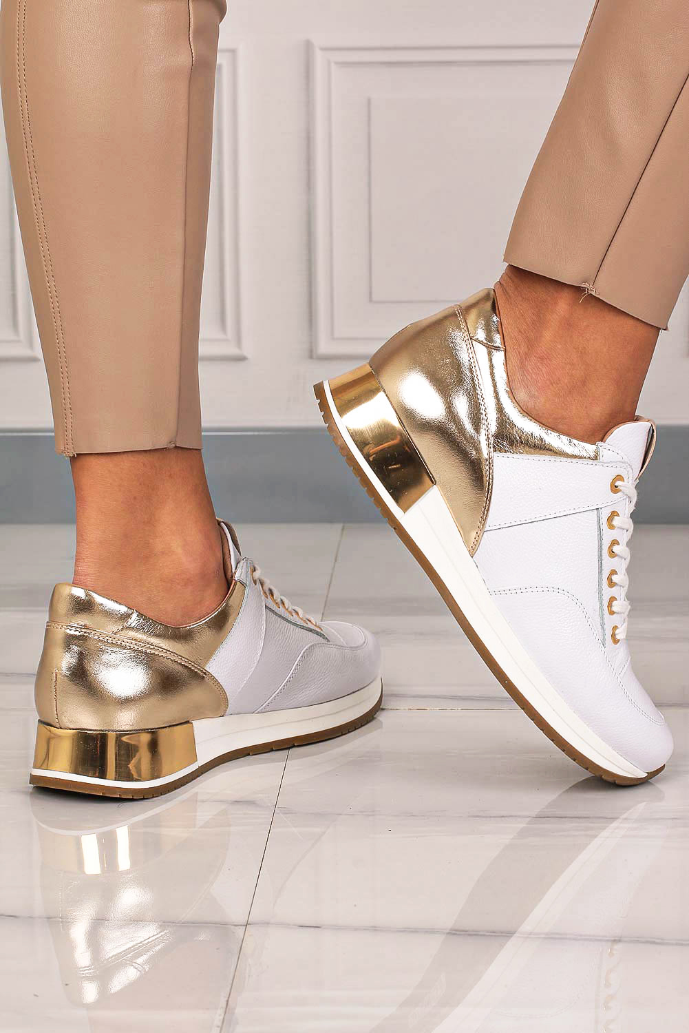Biae sneakersy Kati buty sportowe sznurowane 7026