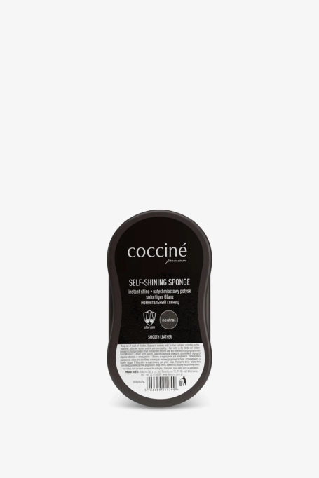 Gąbka nabłyszczająca Coccine Self-Shining Sponge  bezbarwny do szybkiej pielęgnacji obuwia i galanterii skórzanej