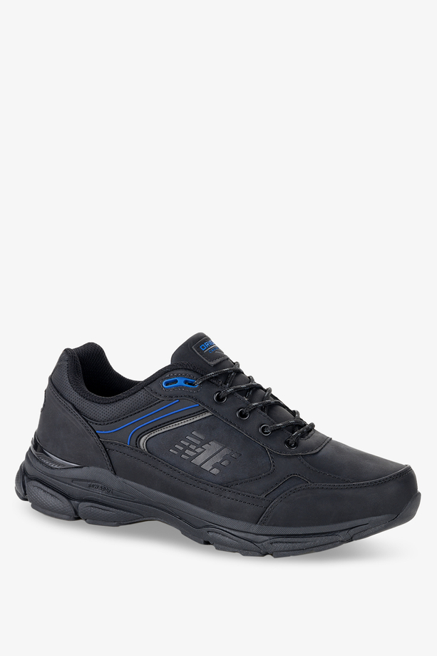 Czarne buty trekkingowe sznurowane Badoxx MXC8305-B