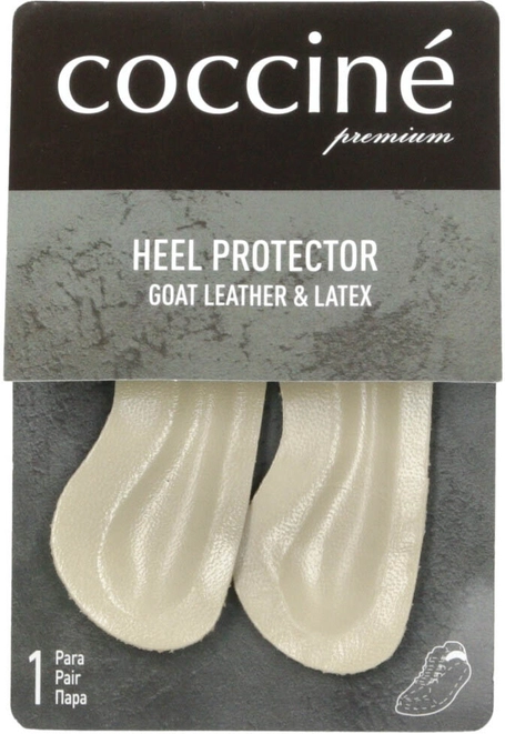 Zapiętki skórzane beżowe Coccine Heel Protector