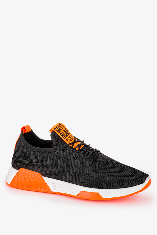 Czarne buty sportowe sznurowane Casu 36/4/21/B-O