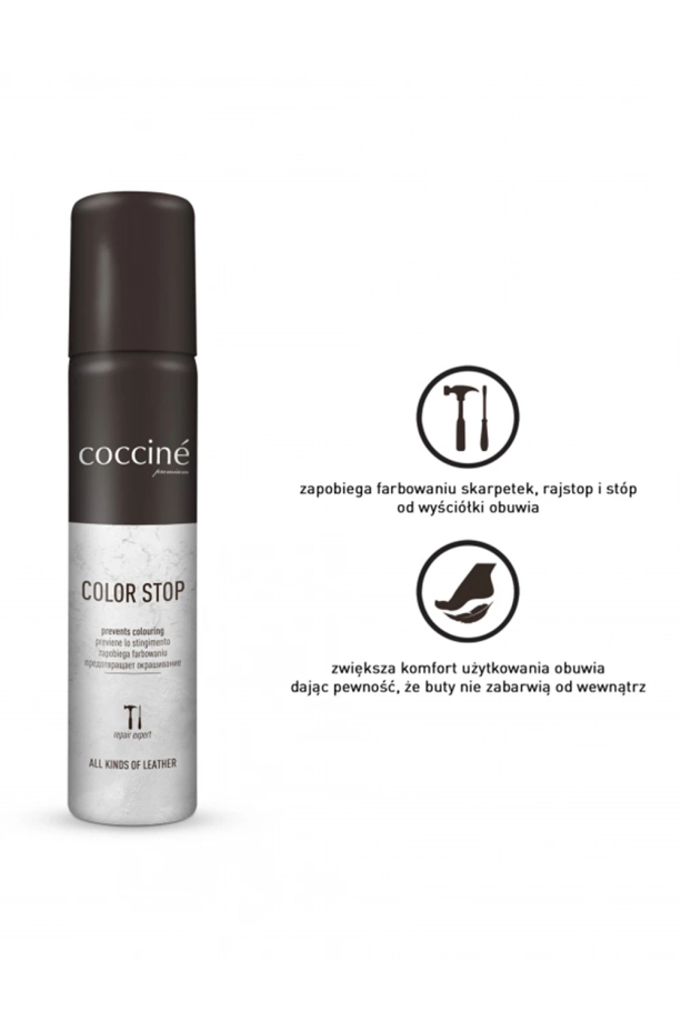 Preparat zapobiegający barwieniu butów Coccine Color Stop  50 ml 