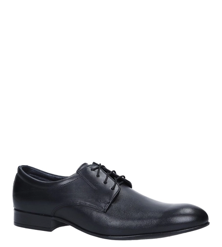 Czarne buty wizytowe skórzane sznurowane Windssor 654