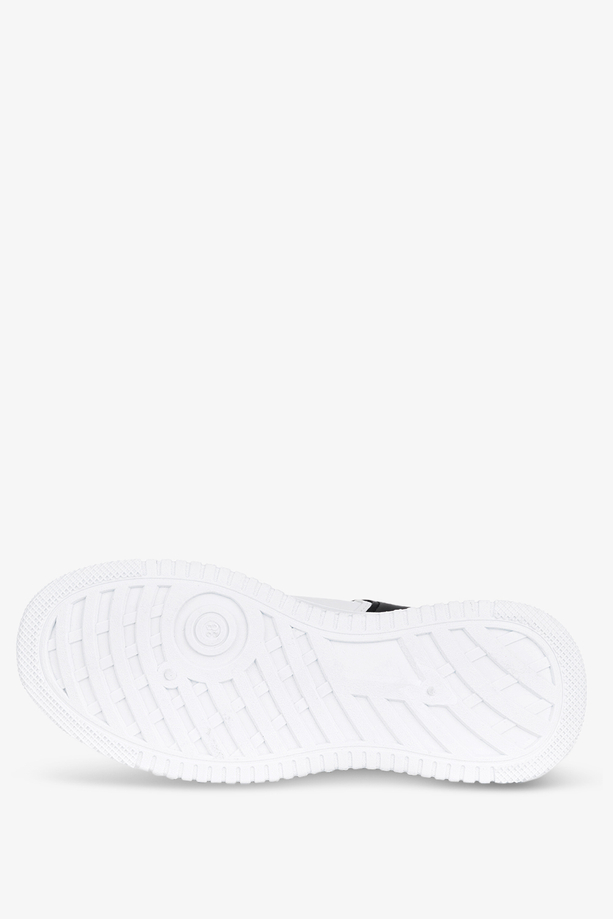 Czarne sneakersy na platformie damskie sznurowane Casu A1024