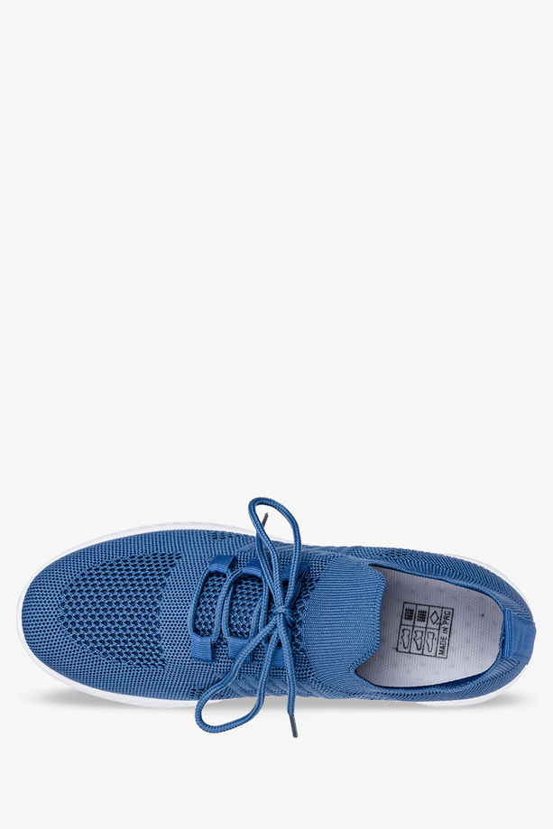 Niebieskie sneakersy Casu buty sportowe sznurowane 40-3-22-GL