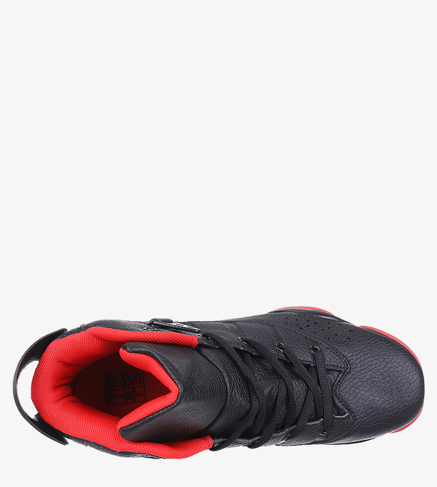 Czarne buty sportowe sznurowane Casu 201D/BR6