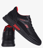 Czarne buty sportowe sznurowane Casu 20Y01/R