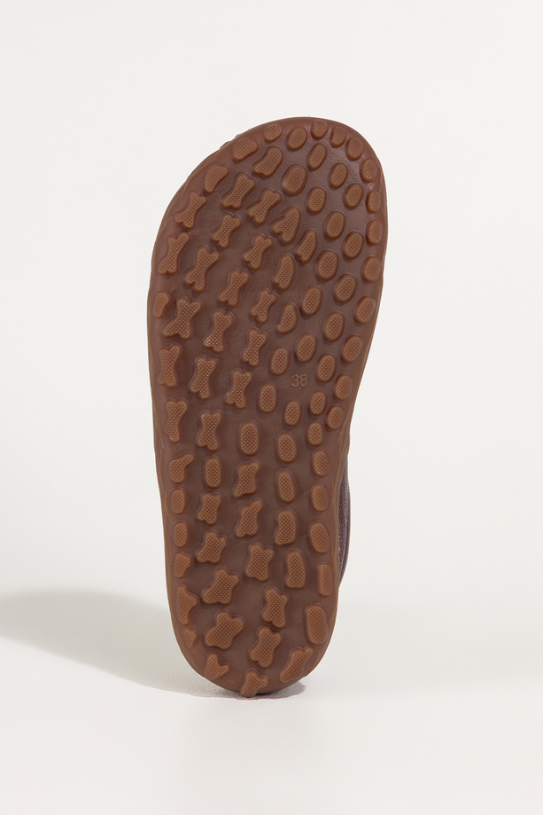Bordowe buty barefoot skórzane damskie szerokie na elastycznej płaskiej podeszwie puszyste sznurówki PRODUKT POLSKI Casu 89811
